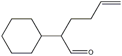 2-Cyclohexyl-3-(2-propenyl)propanal Struktur