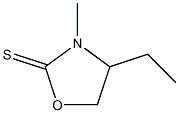 3-Methyl-4-ethyloxazolidine-2-thione Struktur