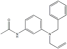 3-Acetylamino-N-allyl-N-benzylaniline Struktur