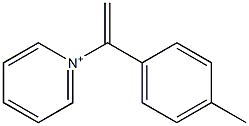 1-[1-(p-Tolyl)ethenyl]pyridinium Struktur