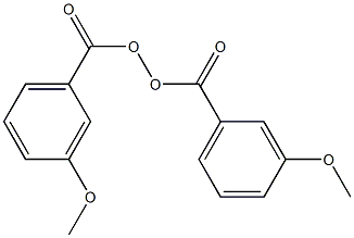 Bis(3-methoxybenzoyl) peroxide Struktur