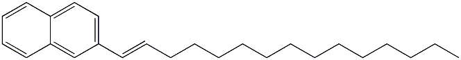 2-(1-Pentadecenyl)naphthalene Struktur