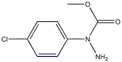 N2-(4-Chlorophenyl)carbazic acid methyl ester Struktur