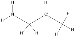 3-Aminopropan-2-ylradical Struktur