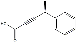 [S,(+)]-4-Phenyl-2-pentynoic acid Struktur