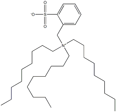 N,N,N-Trinonyl-2-sulfonatobenzenemethanaminium Struktur