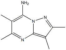 2,3,5,6-Tetramethylpyrazolo[1,5-a]pyrimidin-7-amine Struktur