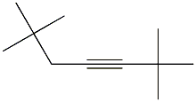 2,2,6,6-Tetramethyl-3-heptyne Struktur