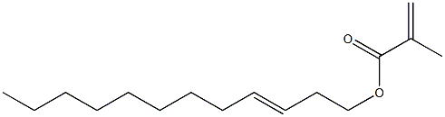 Methacrylic acid (3-dodecenyl) ester Struktur