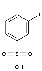 3-Iodo-4-methylbenzenesulfonic acid Struktur