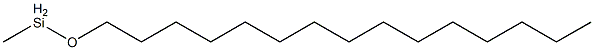 Methyl(pentadecyloxy)silane Struktur