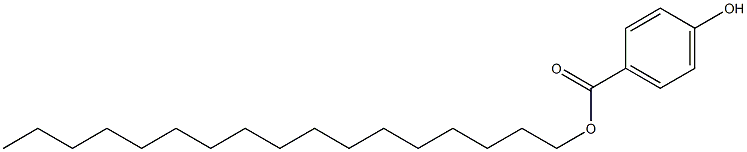 4-Hydroxybenzoic acid heptadecyl ester Struktur