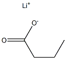 Butyric acid lithium salt Struktur