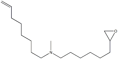 N-Methyl-N,N-di(7-octenyl)amine oxide Struktur