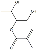 Methacrylic acid 2-hydroxy-1-hydroxymethylpropyl ester Struktur