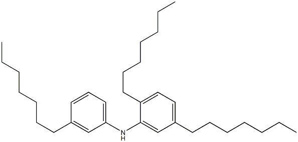 3,2',5'-Triheptyl[iminobisbenzene] Struktur