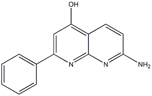 7-Amino-2-phenyl-1,8-naphthyridin-4-ol Struktur