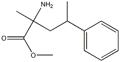 2-Amino-2-methyl-4-phenylvaleric acid methyl ester Struktur