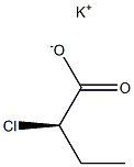 [R,(+)]-2-Chlorobutyric acid potassium salt Struktur