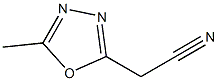 5-Cyanomethyl-2-methyl-1,3,4-oxadiazole Struktur