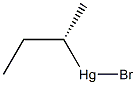 (+)-Bromo[(S)-sec-butyl] mercury(II) Struktur