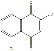 2,5-Dichloro-1,4-naphthoquinone Struktur