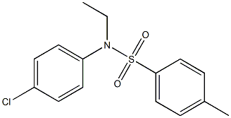 N-(4-Chlorophenyl)-N-ethyl-p-toluenesulfonamide Struktur