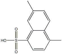 4,7-Dimethyl-1-naphthalenesulfonic acid Struktur