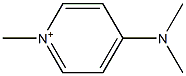 1-Methyl-4-dimethylaminopyridinium Struktur