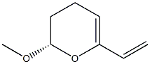 (S)-2-Methoxy-6-vinyl-3,4-dihydro-2H-pyran Struktur