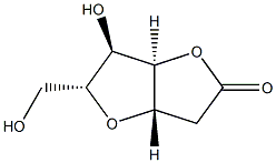 (1R,5S,7R,8R)-8-Hydroxy-7-hydroxymethyl-2,6-dioxabicyclo[3.3.0]octan-3-one Struktur