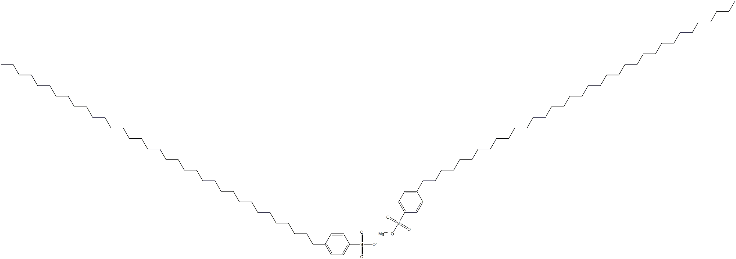 Bis[4-(pentatriacontan-1-yl)benzenesulfonic acid]magnesium salt Struktur