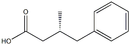 [R,(+)]-3-Methyl-4-phenylbutyric acid Struktur