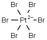 Hexabromoplatinate (IV) Struktur