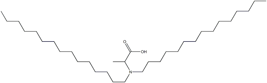 2-(Dipentadecylamino)propanoic acid Struktur