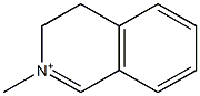 2-Methyl-3,4-dihydroisoquinolin-2-ium Struktur