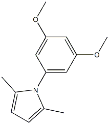 1-(3,5-Dimethoxyphenyl)-2,5-dimethyl-1H-pyrrole Struktur