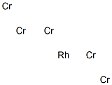 Pentachromium rhodium Struktur