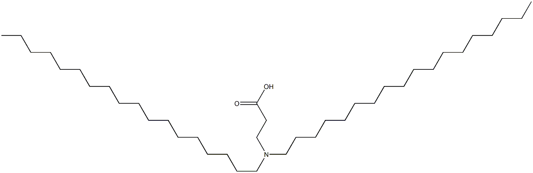 3-(Dioctadecylamino)propanoic acid Struktur