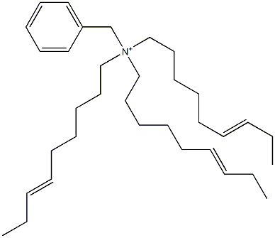 Tri(6-nonenyl)benzylaminium Struktur