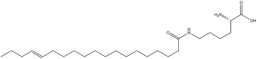 N6-(15-Nonadecenoyl)lysine Struktur