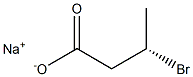 [S,(+)]-3-Bromobutyric acid sodium salt Struktur