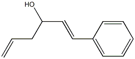 (5E)-6-Phenyl-1,5-hexadiene-4-ol Struktur