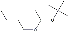 1-Butoxy-1-tert-butoxyethane Struktur