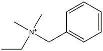 N-Ethyl-N,N-dimethylbenzenemethanaminium Struktur