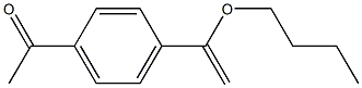 4'-(1-Butoxyvinyl)acetophenone Struktur