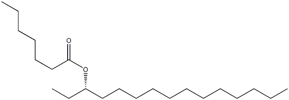 [S,(-)]-3-Pentadecanol heptanoate Struktur