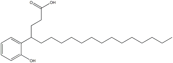 4-(2-Hydroxyphenyl)stearic acid Struktur