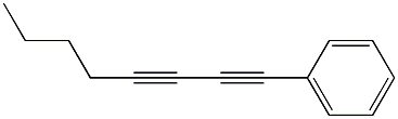 1-Phenyl-1,3-octadiyne Struktur