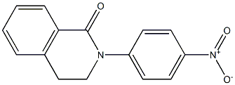 3,4-Dihydro-2-(4-nitrophenyl)isoquinolin-1(2H)-one Struktur